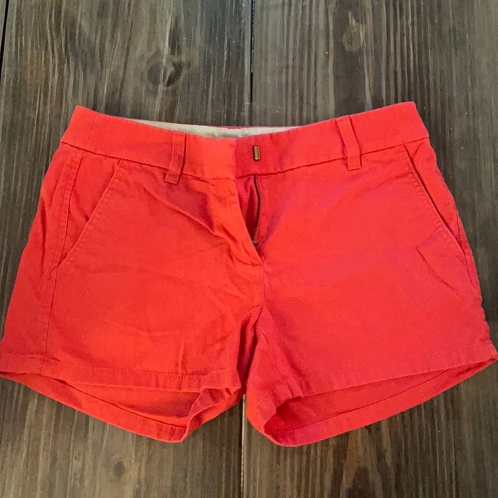 J Crew Cotton Shorts - Salmon